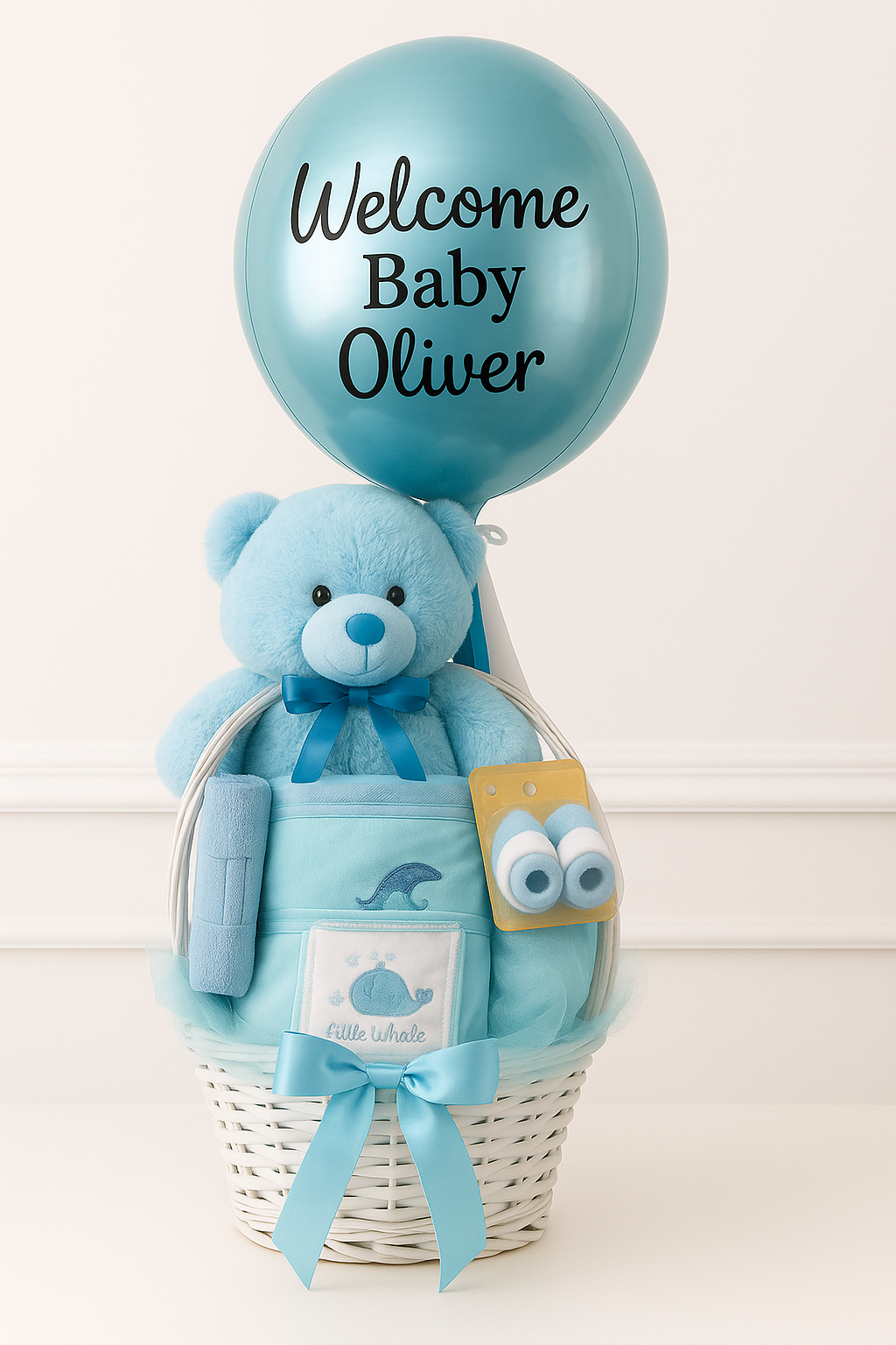 Personalised Newborn Boy Hamper