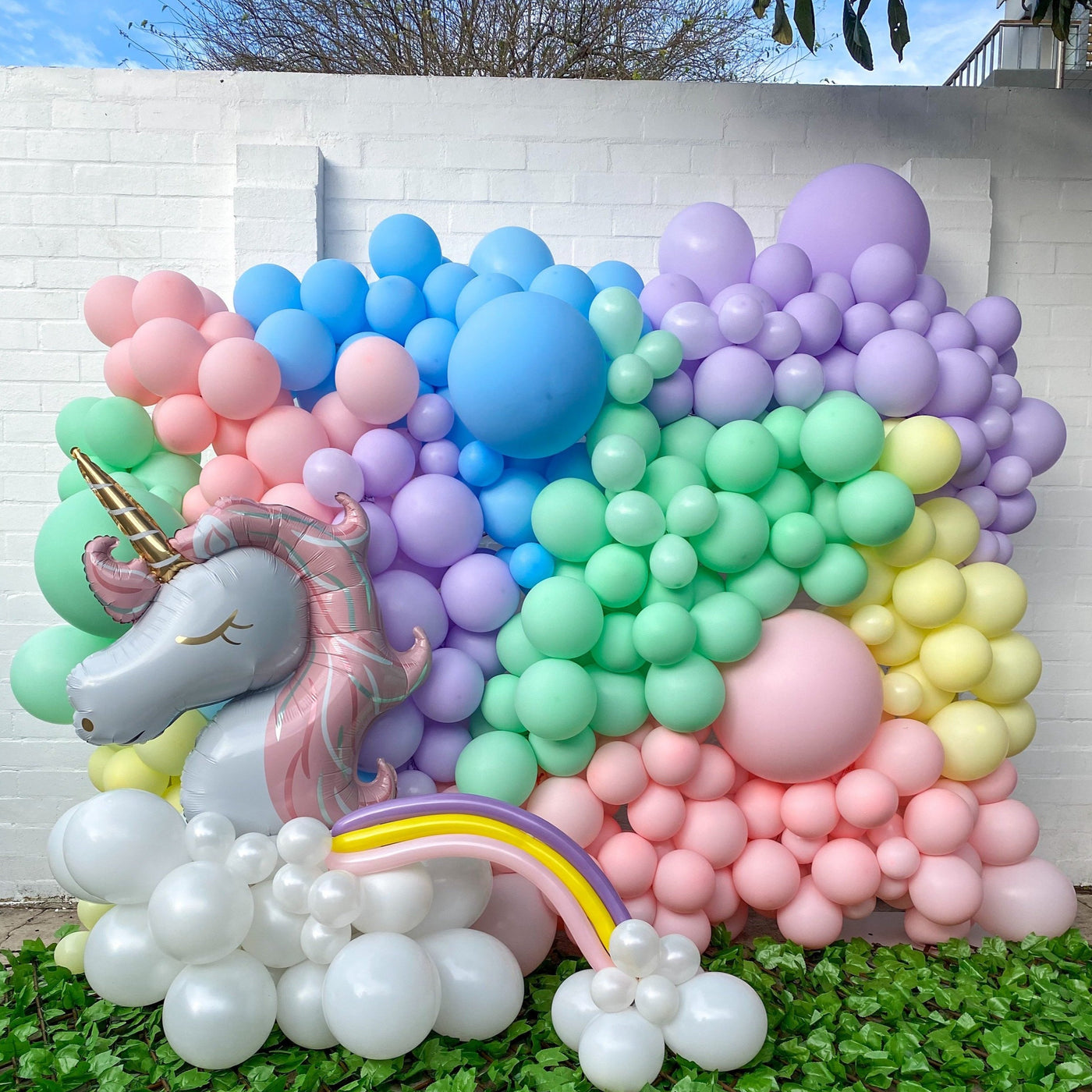 Pastel Balloon Wall