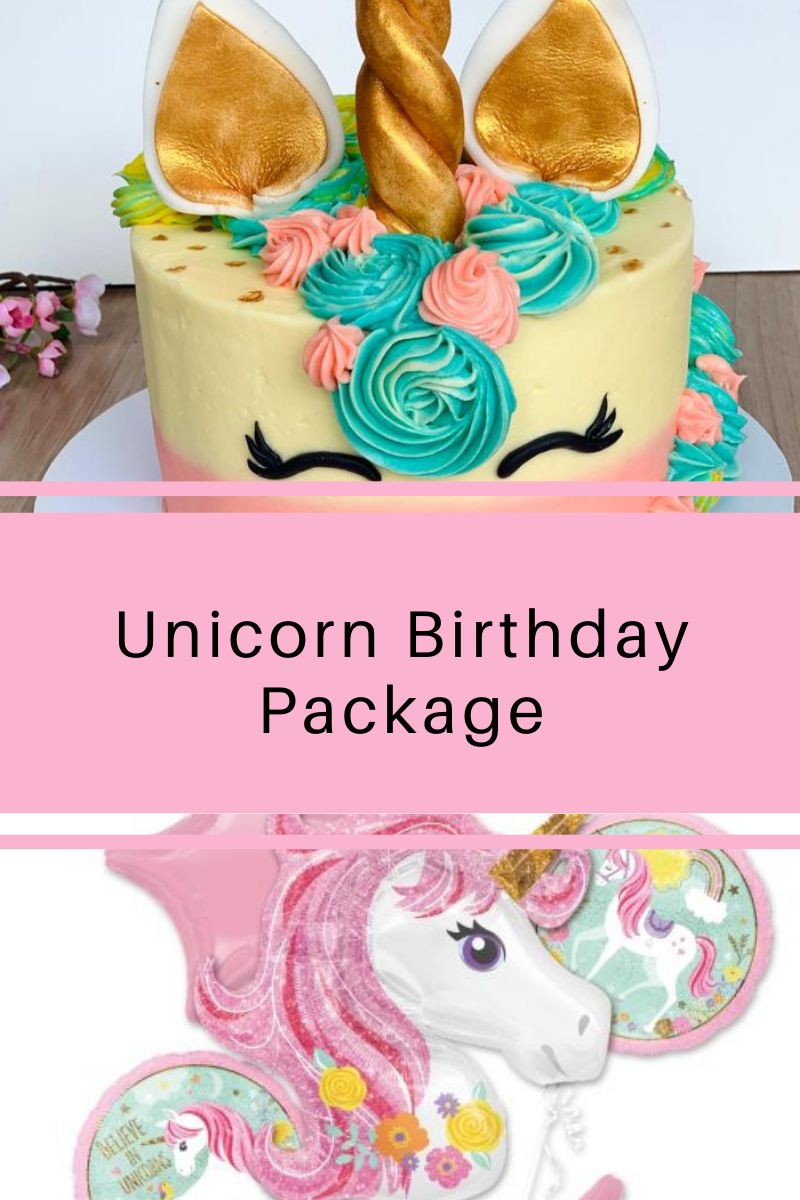 Unicorn Birthday Package