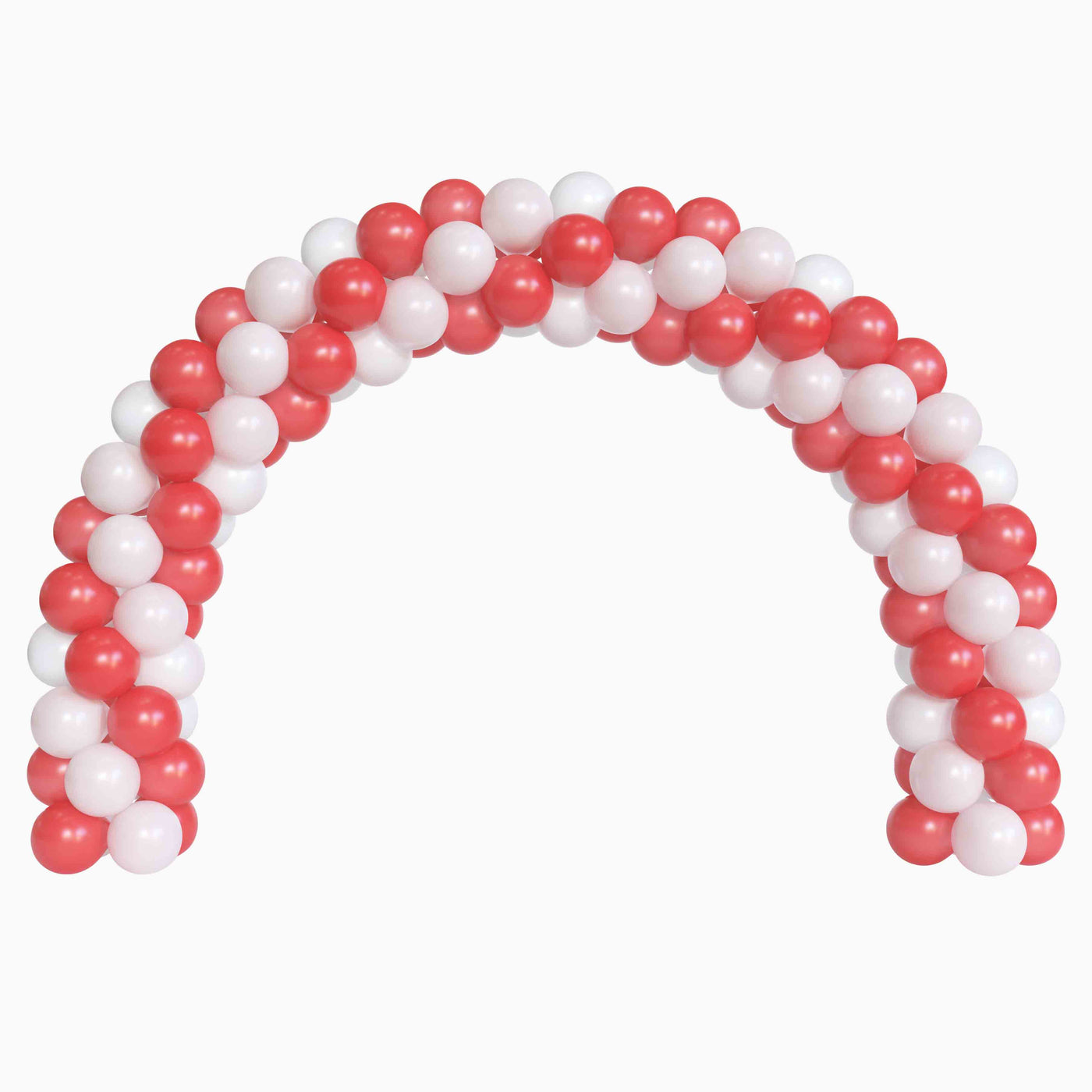 Balloon Arch in Red and White