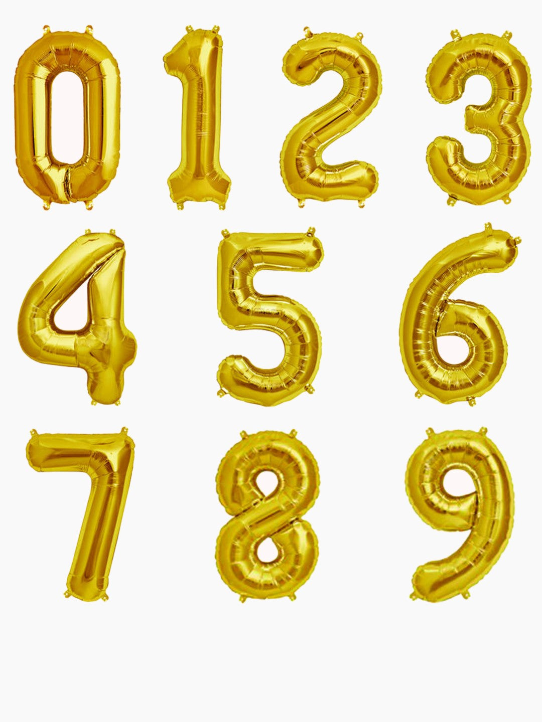 GOLD Numbers 86cm