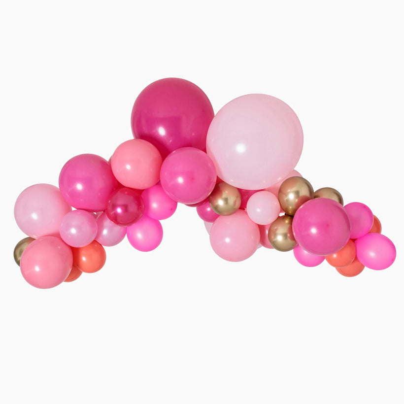 Mixed Pinks Balloon Garland 2m