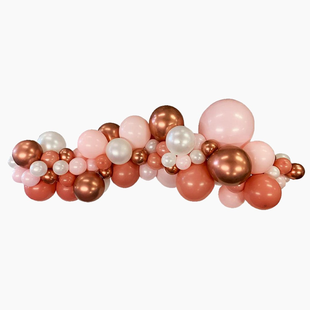 Rose Gold Balloon Garland 2m