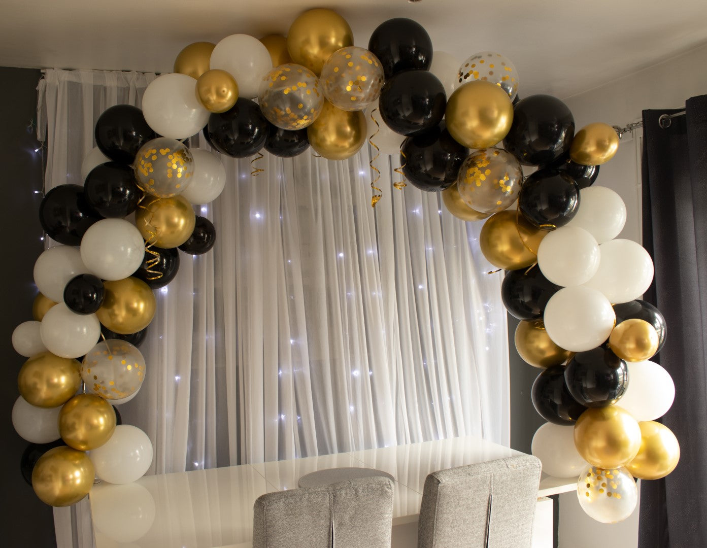 Metallic Balloon Arch