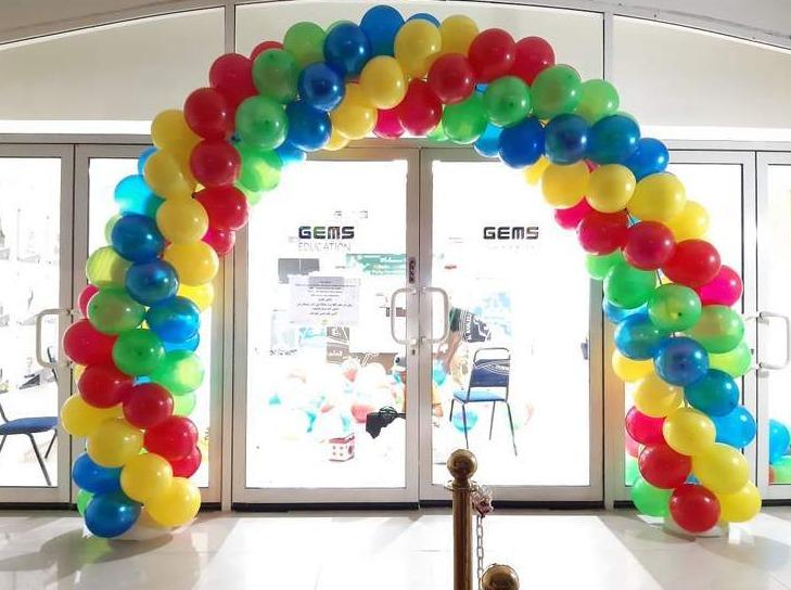 Balloon Arch in Bright Colours