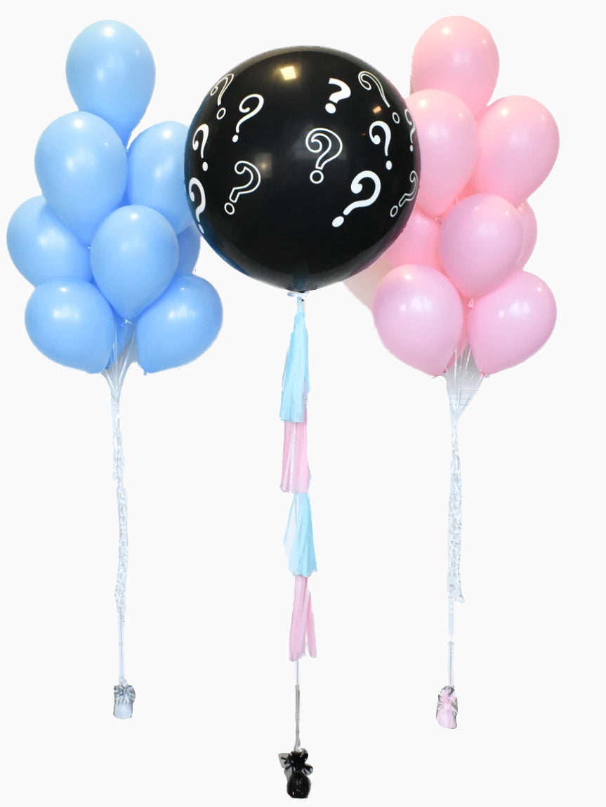 Gender Reveal Balloon with Bouquets