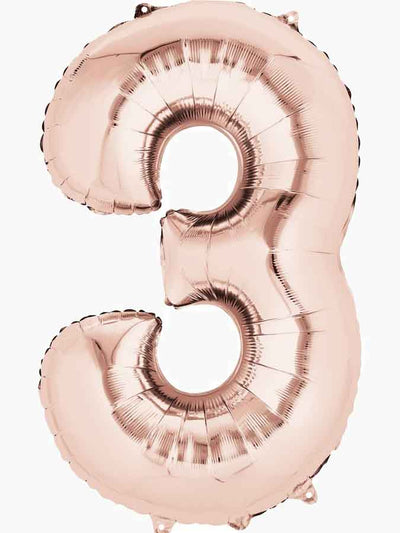 ROSE GOLD Numbers 86cm