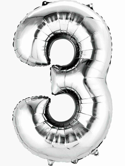 SILVER Numbers 86cm